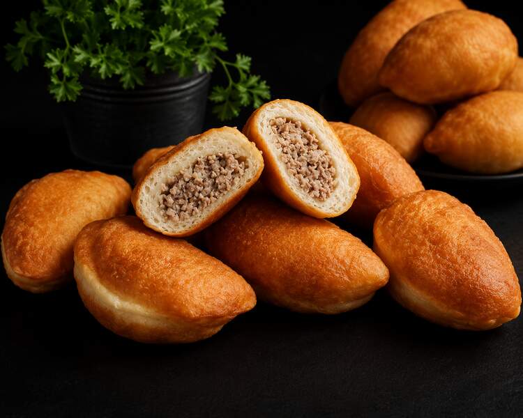 PIEROGI Z MIĘSEM SMAŻONE 12/18 SZT.