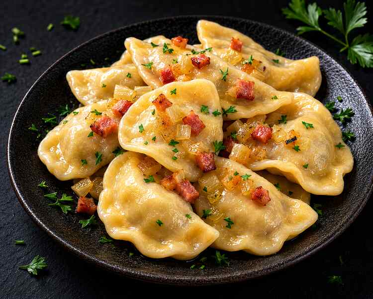 PIEROGI Z ZIEMNIAKAMI 12/18 SZT.